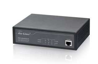 5 port Gigabit Switch with 4 Port PoE