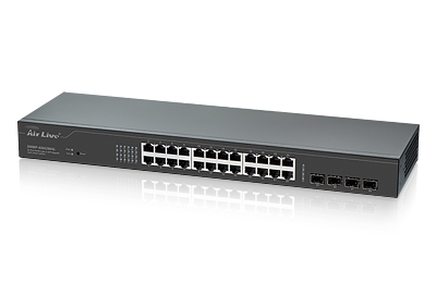 AirLive SNMP-GSH2804L - 24x RJ45 + 4x SFP gigabitov� web smart switch