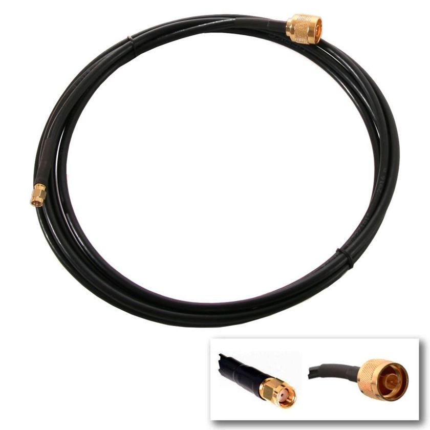 Pigtail 1m 5GHz RF240 RSMA male(d�rka) - N male