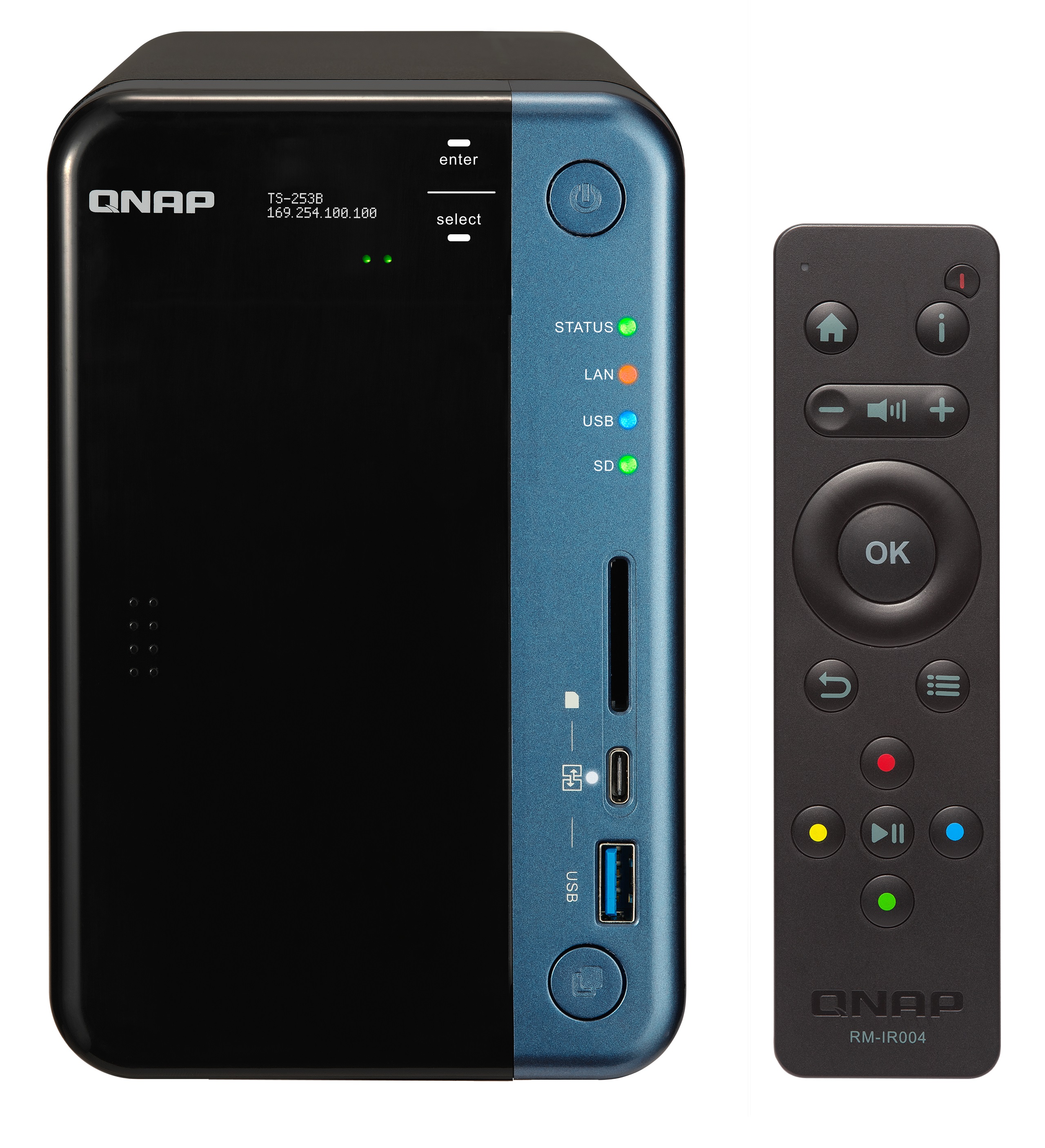 QNAP TS-253B-4G (1,5Ghz/4GB RAM/2xSATA/2xHDMI)