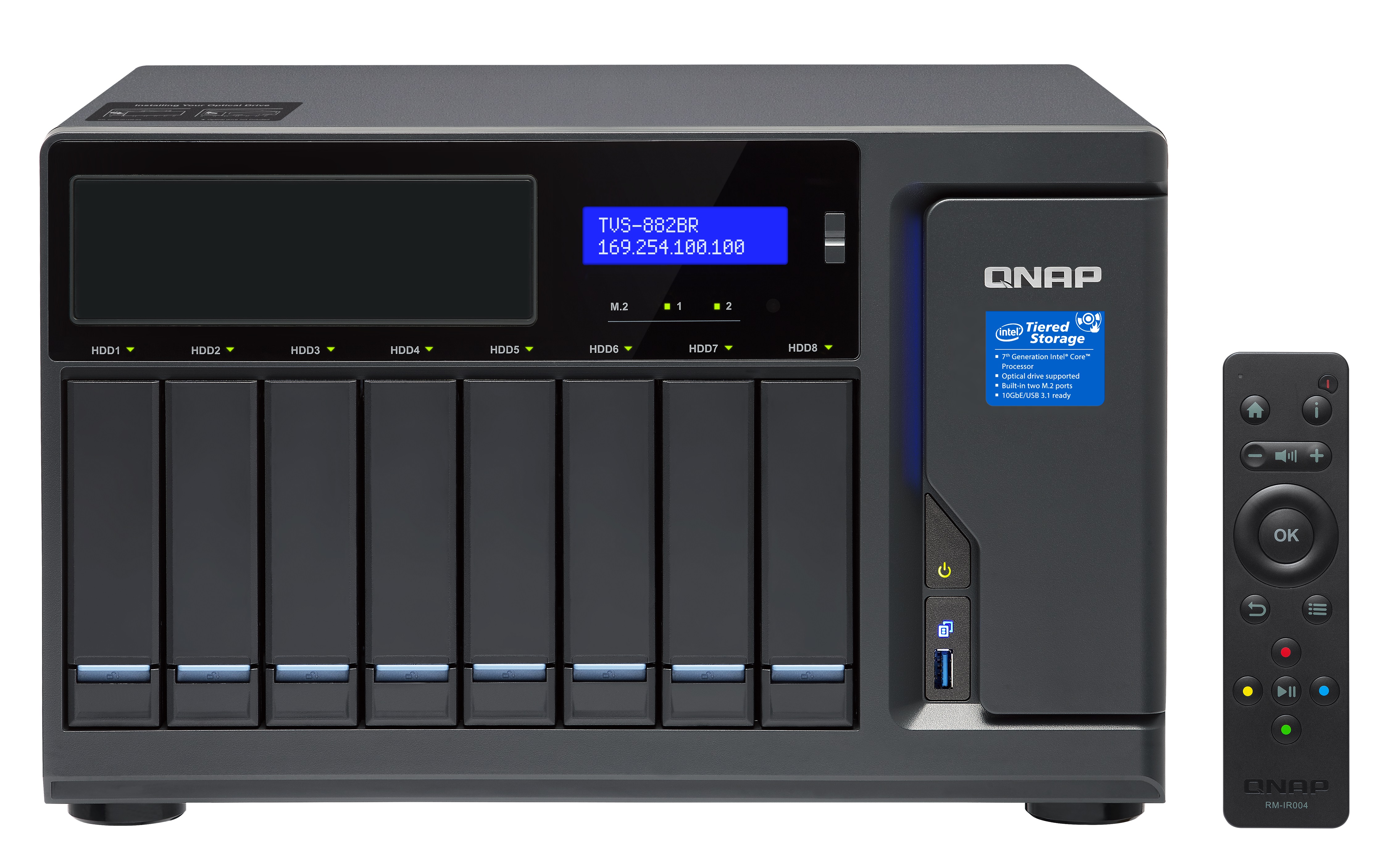 QNAP TVS-882BR-ODD-i5-16G (3,4GHz/16GB RAM/8xSATA)