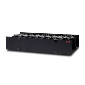 APC Horizontal Cable Manager, 2U Double Side w.Cov
