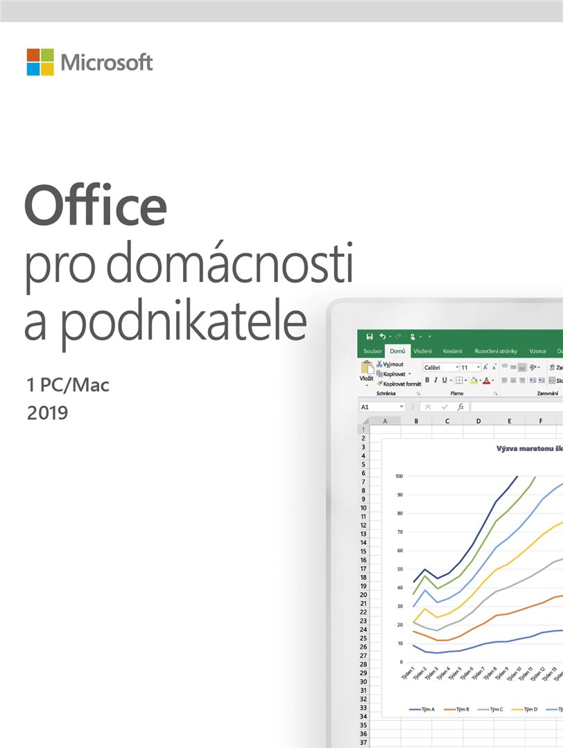 Office 2019 pro dom. a podnikatele CZ,2pk+Sodexo