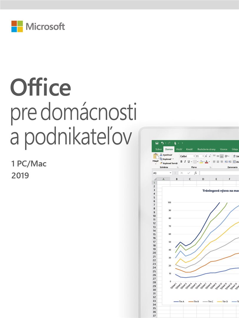 Office 2019 pro dom. a podnikatele SK,2pk+Dejuner