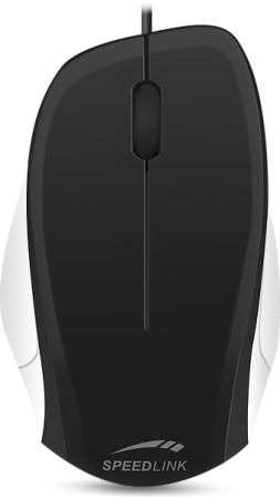 LEDGY Mouse - wired, black-white 
