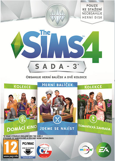 PC CD - The Sims 4 Bundle Pack 3 - vych�z� 9.6.2016