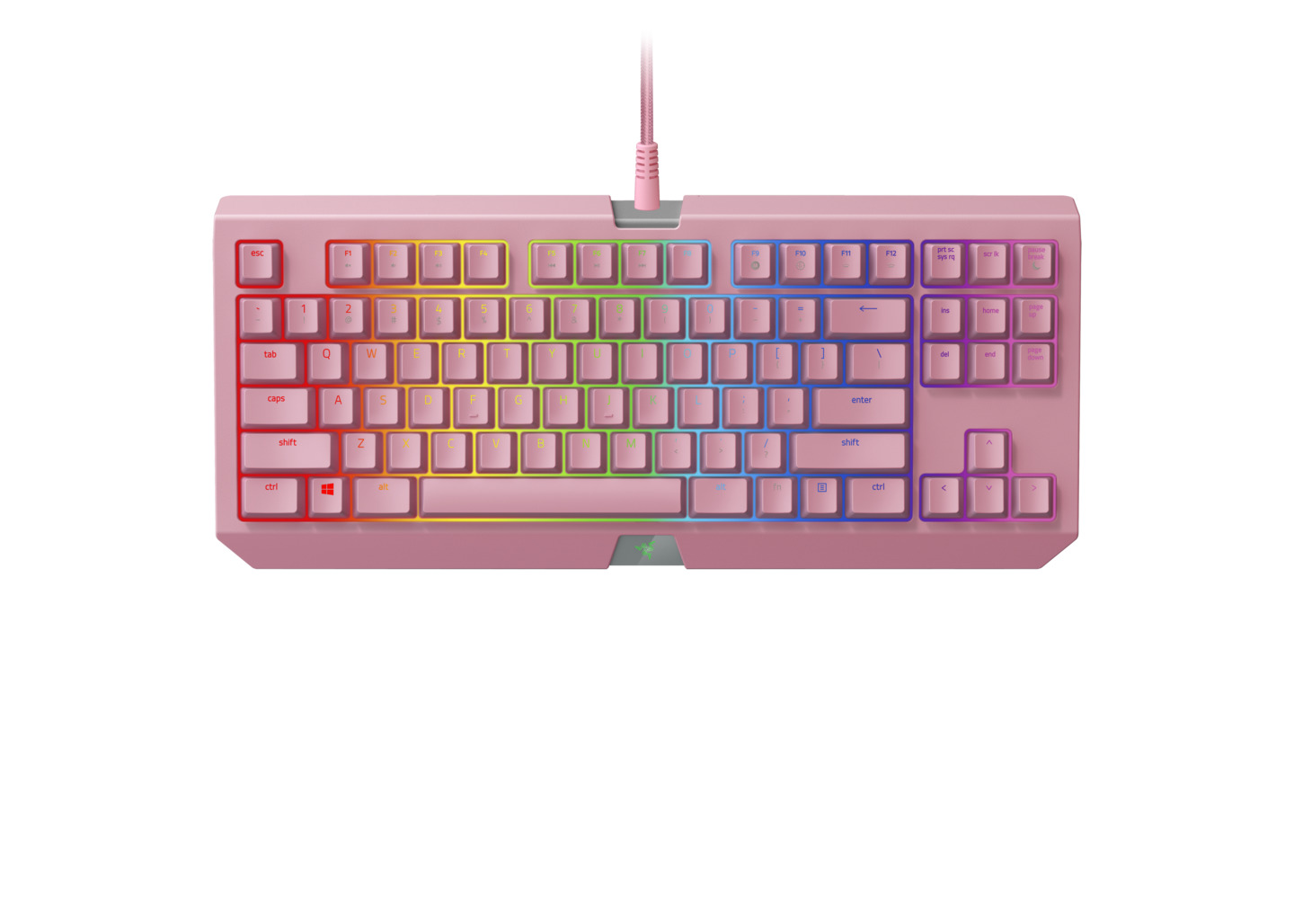 Razer BlackWidow Tournament Edition Chroma V2 Quartz Ed., r��ov� 