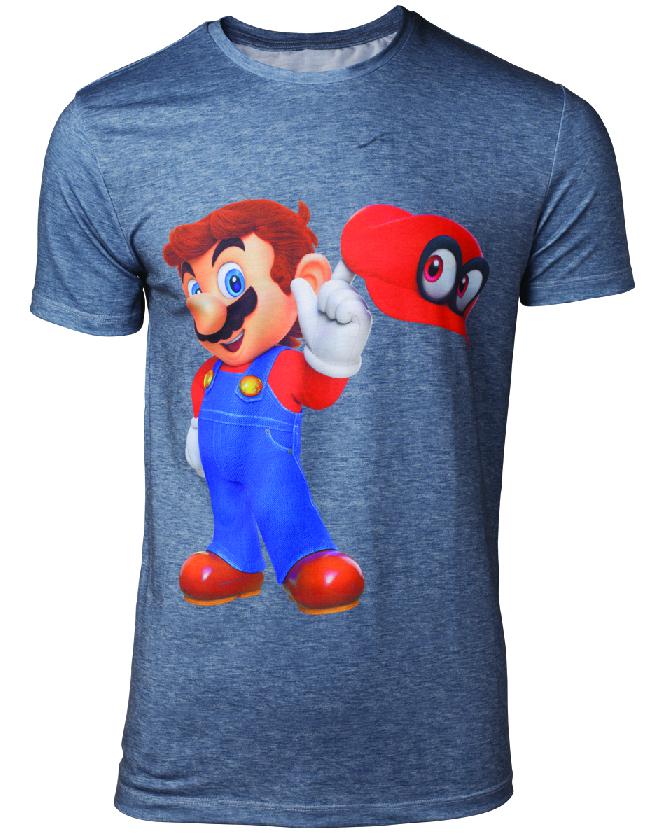 Tri�ko:Super Mario - Odyssey Mario&Cappy -2XL