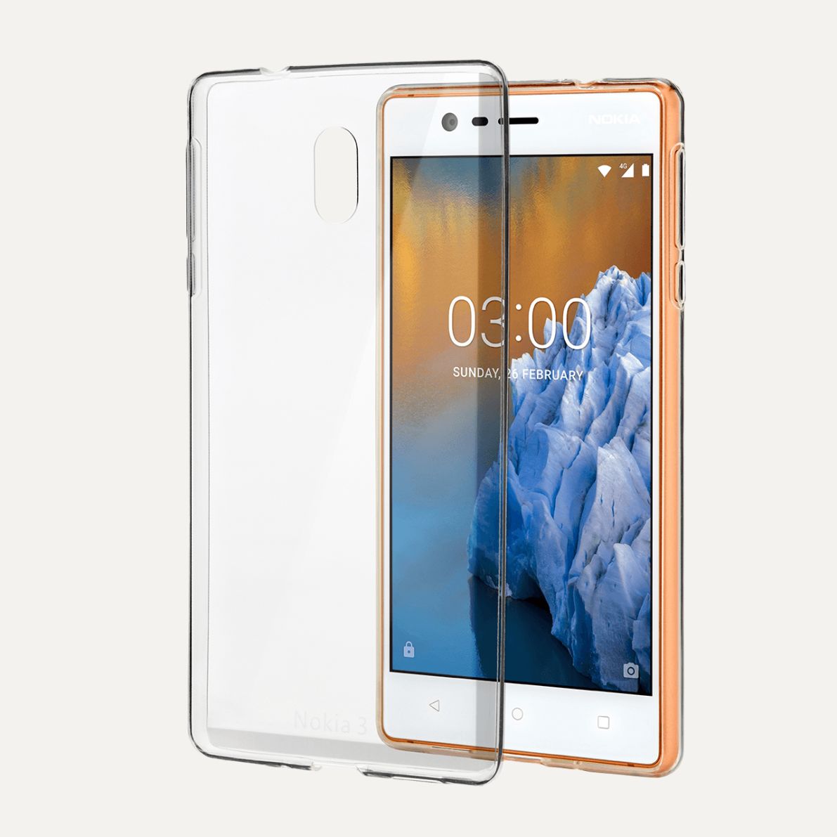 Nokia CC-103 Slim Crystal Cover pro Nokia 3