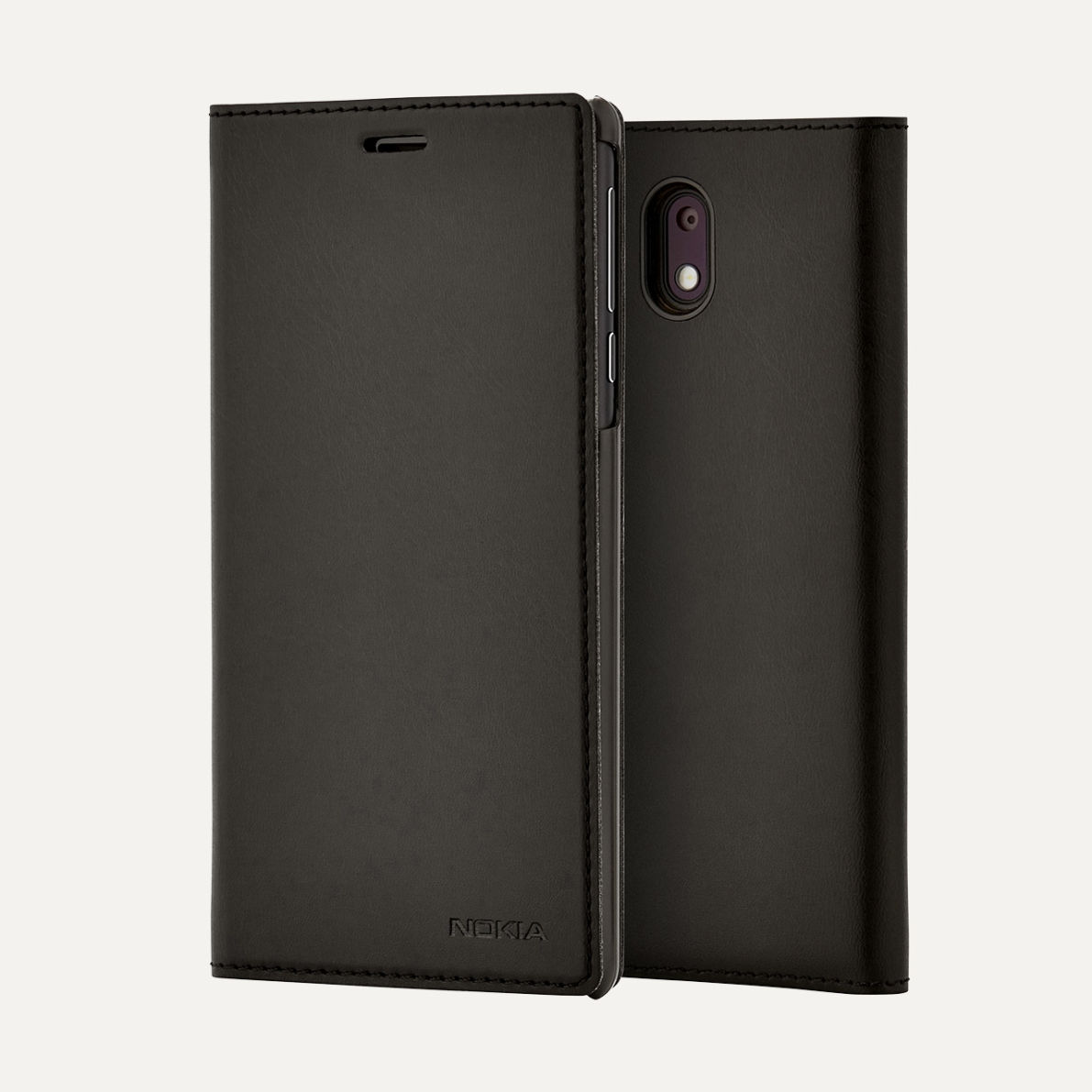 Nokia CC-303 Slim Flip Cover pro Nokia 3, Black