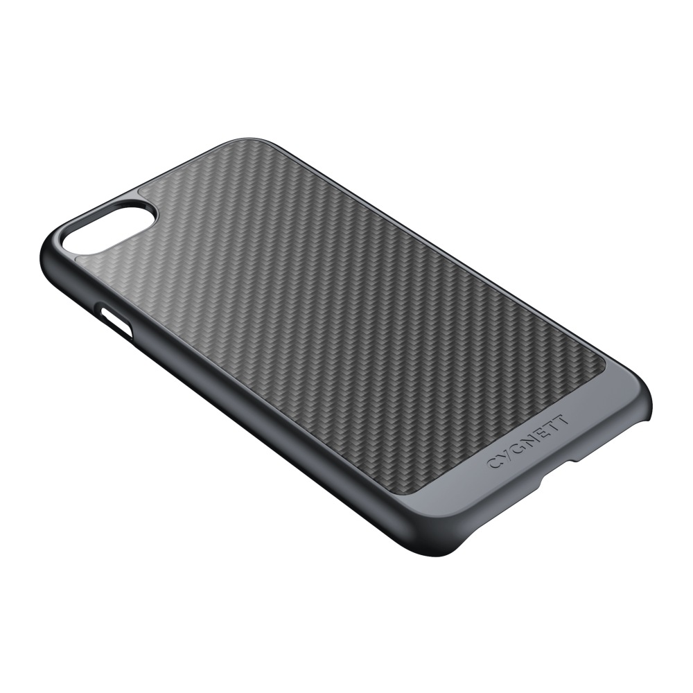 CYGNETT iPhone 8 Case with Carbon Fibre in Black