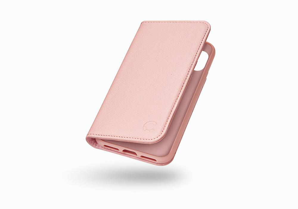 CYGNETT iPhone X Leather Wallet Case in Pink