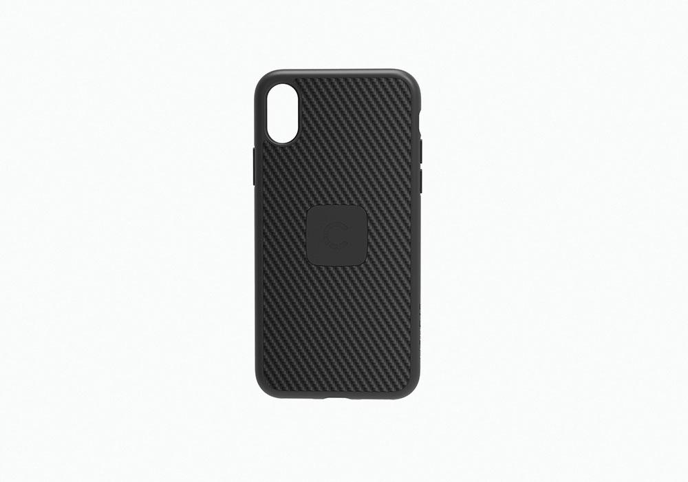 CYGNETT iPhone X Slim Case with Carbon Fibre in Black
