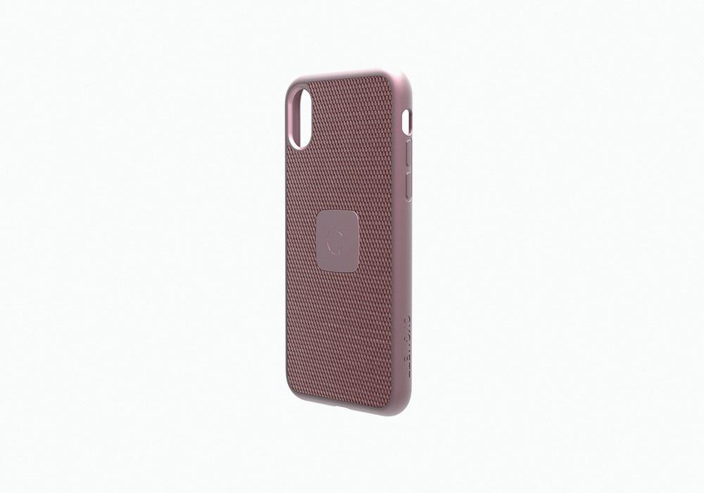 CYGNETT iPhone X Slim Case with Carbon Fibre in Rose Gold