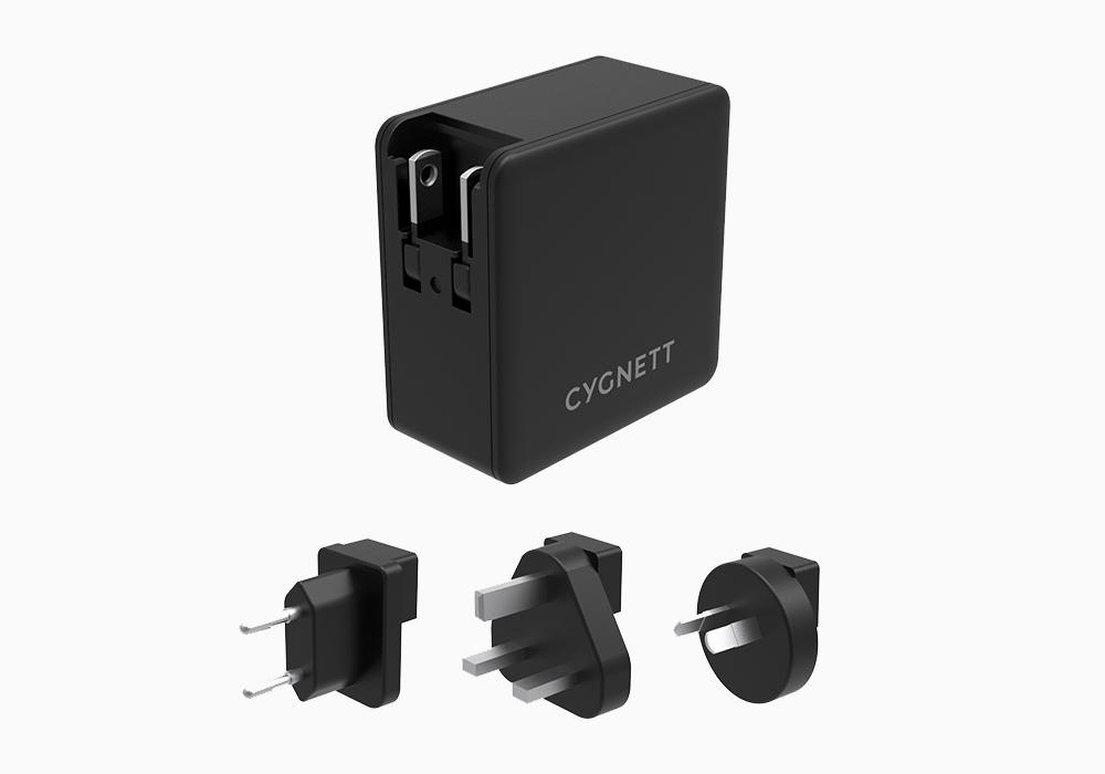 Cygnet DUAL USB-C,USB-A PD cestovn� nab�je�ka 57W