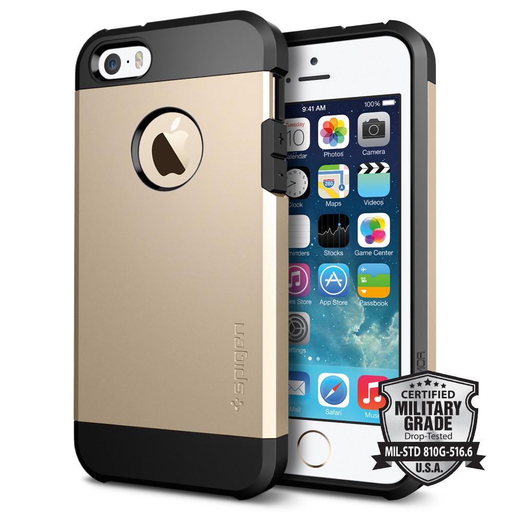 OCHRANN� KRYT (HARD) SPIGEN Tough Armor PRO APPLE IPHONE 5 - ROSE GOLD