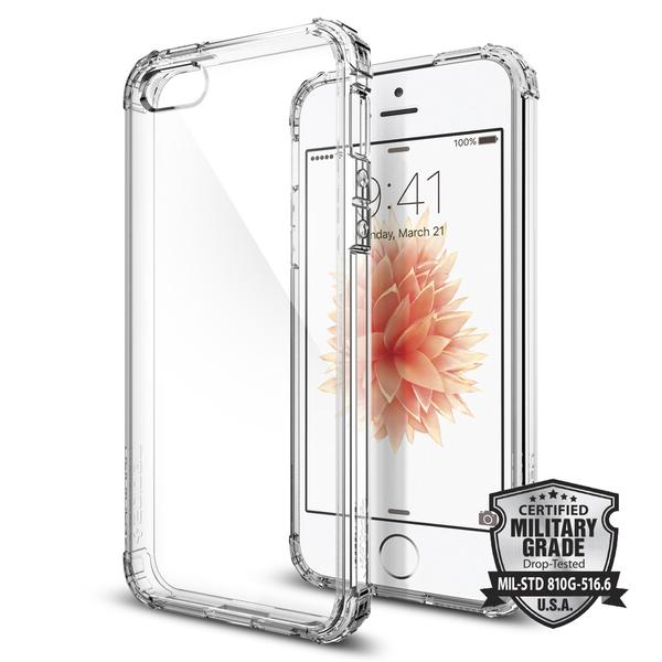 OCHRANN� KRYT (HARD) SPIGEN PRO APPLE IPHONE 5/5S/5SE - TRANSPARENTN�
