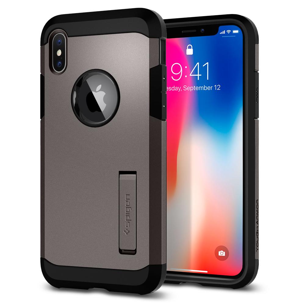 OCHRANN� KRYT (HARD) SPIGEN Tough Armor PRO APPLE IPHONE X - METAL