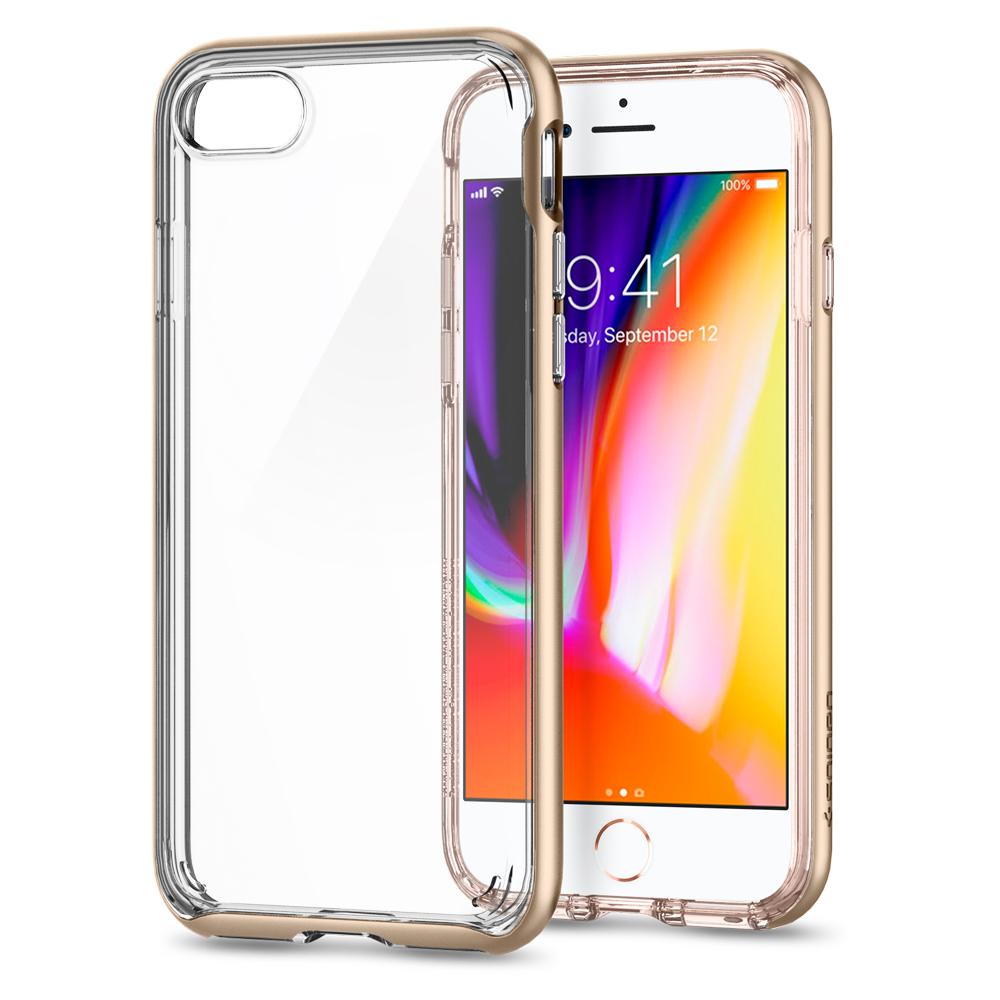 OCHRANN� KRYT (TPU+HARD) SPIGEN Neo Hybrid Crystal pro APPLE iPHONE 7/8 - zlat�