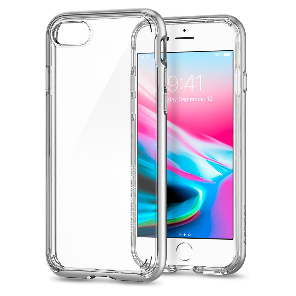 OCHRANN� KRYT (TPU+HARD) SPIGEN Neo Hybrid Crystal pro APPLE iPHONE 7/8 - st��brn�