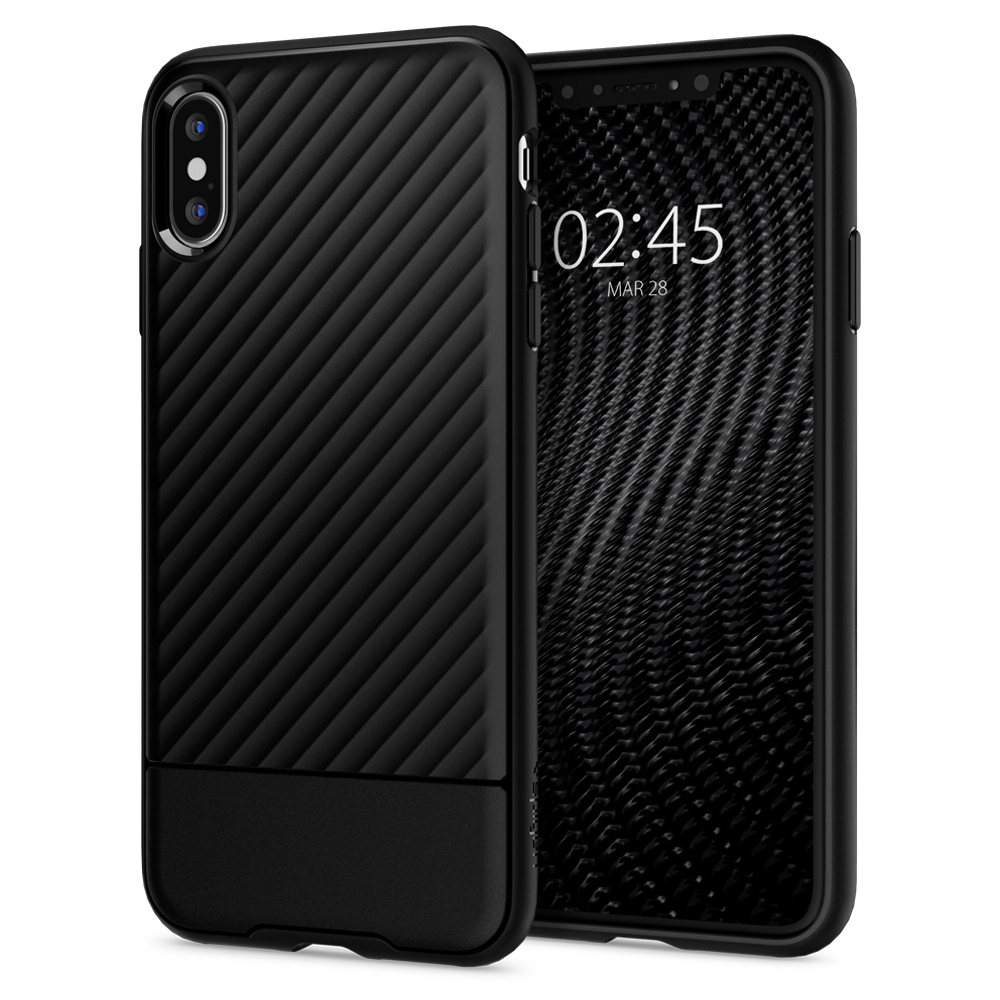 Kryt Spigen Core Armor pro Apple iPhone XS/X �ern� 