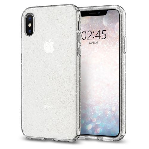 Kryt Spigen Liquid Crystal Glitter pro iPhone XS/X 