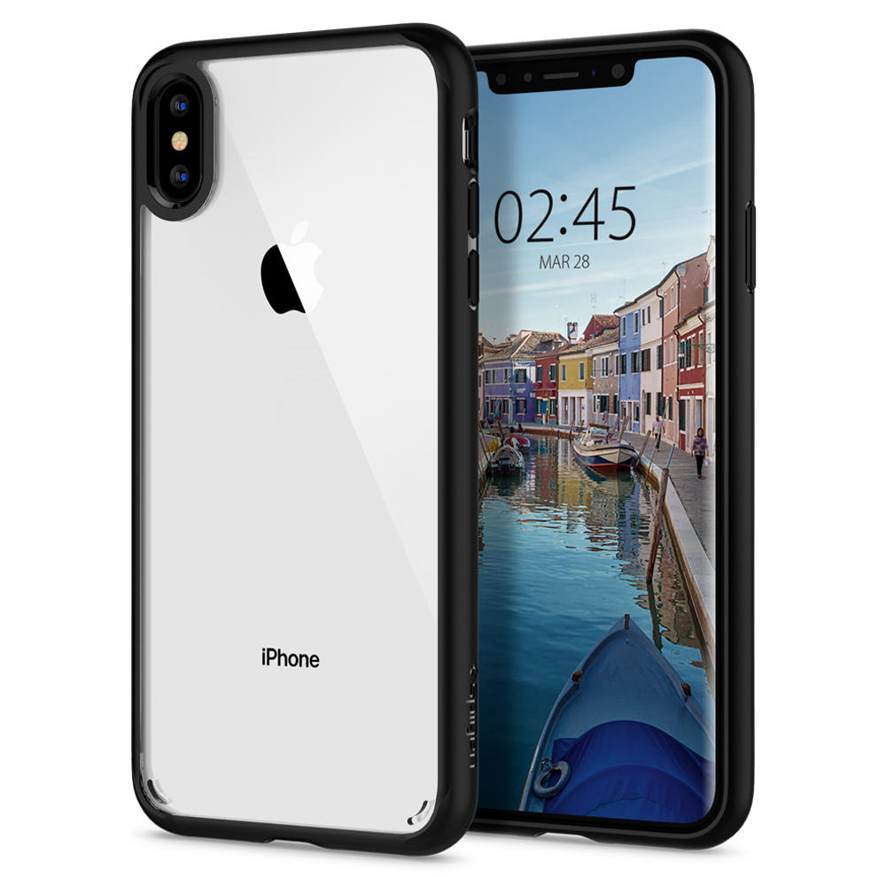 Kryt Spigen Ultra Hybrid pro iPhone XS Max �ern� 