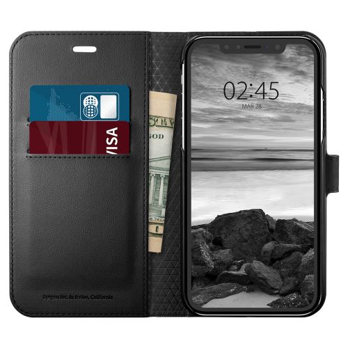 Pouzdro Spigen Wallet S pro Apple iPhone XR �ern� 