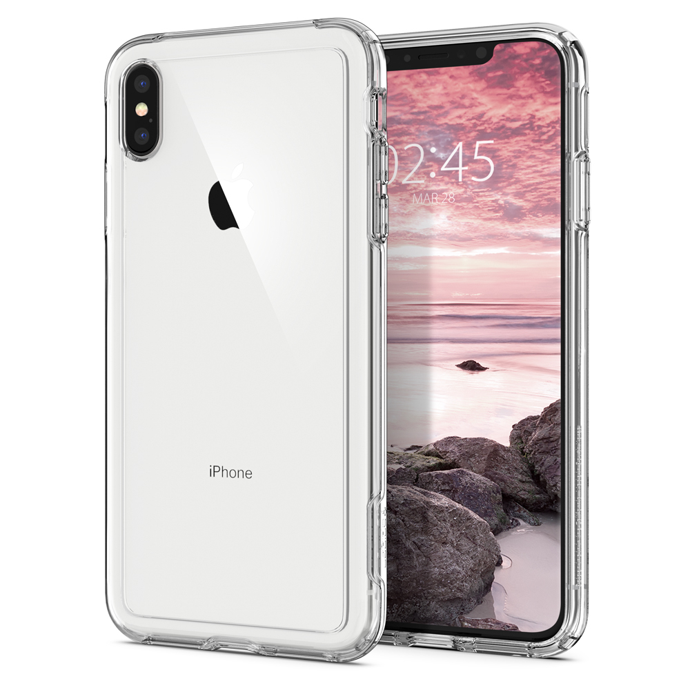Kryt Spigen Crystal Hybrid pro iPhone XS Max trans 