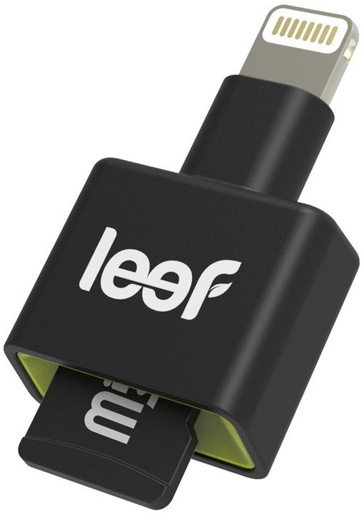 Leef iAccess3 iOS microSD card reader Black 