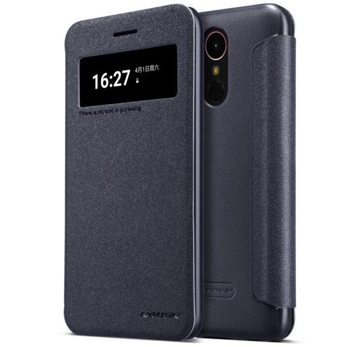 Nillkin Sparkle S-View Pouzdro Black pro LG K10 2017
