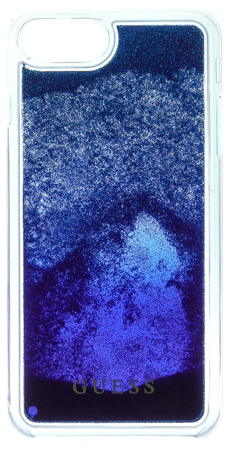 Guess Liquid Glitter Hard Pouzdro Blue Degrade pro iPhone 6/6S/7 Plus