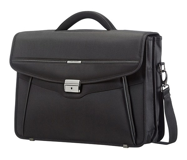Samsonite DESKLITE BRIEFCASE 2 GUSSETS 15.6' Black 