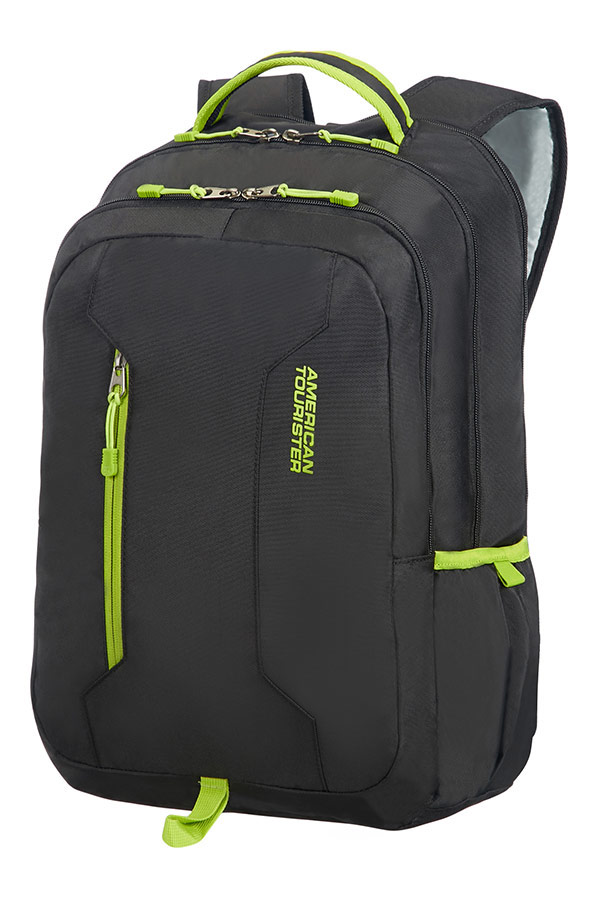 American Tourister URBAN GROOVE UG4 LAPT. BACKPACK 15.6' BLACK/LIME GREEN 