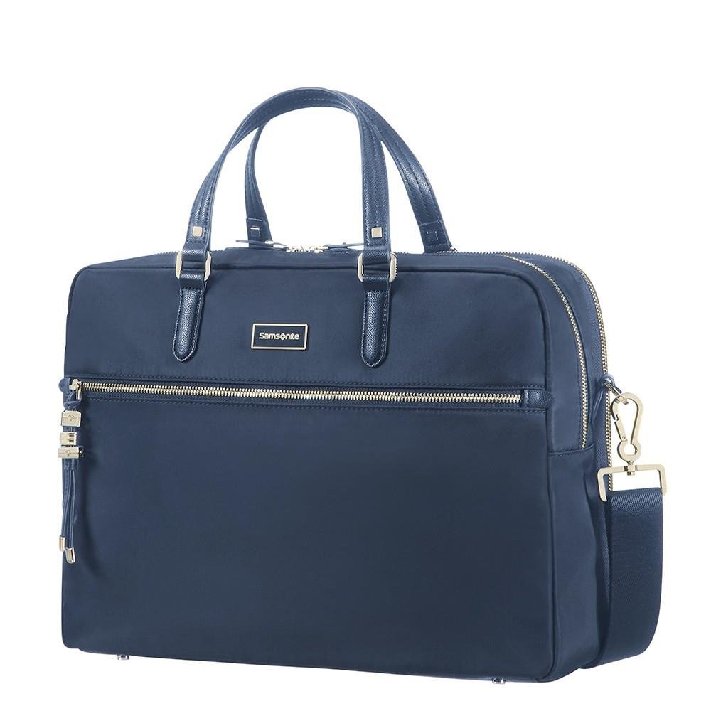 Samsonite Karissa Biz Bailhandle 15,6�� 2 Comp Dark Navy 