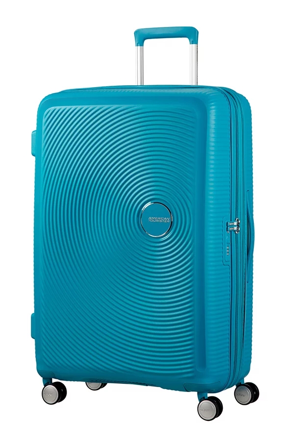 American Tourister Soundbox Spinner 77 Exp. Blue