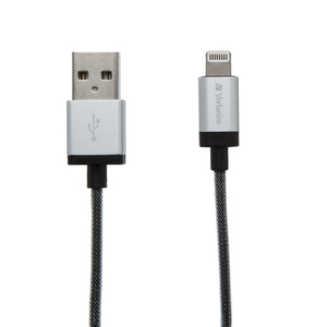 Verbatim Lightning kabel 120cm,SYNC&CHARGE silver 