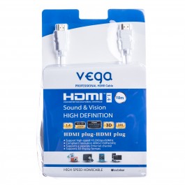 HDMI kabel profesion�l 10M - b�l� barva