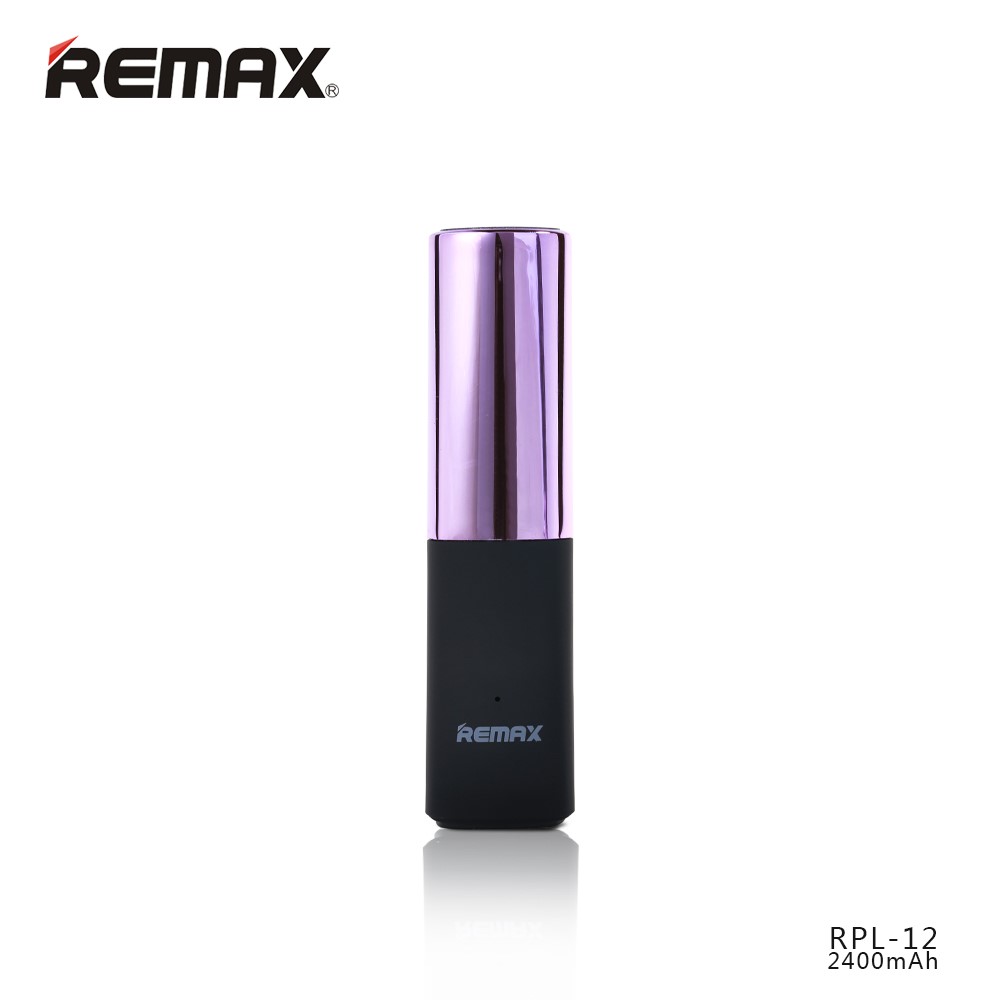 Power bank 2400mAh, Remax Lipstick, barva r��ov�