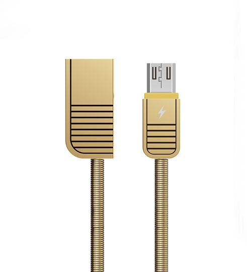 Remax RC-088m Linyo datov� kabel micro USB,zlat�
