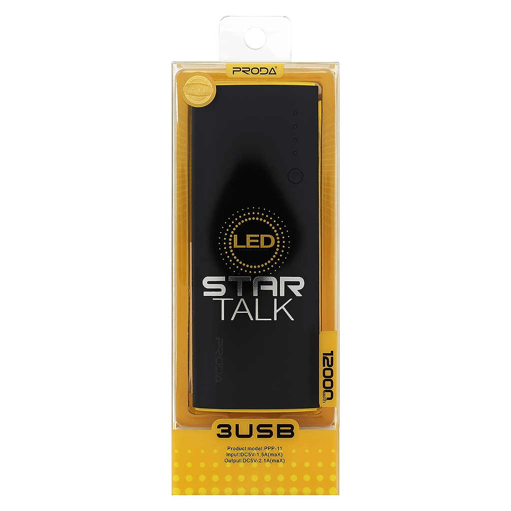 Power bank 12.000mAh,Remax Proda STAR TALK