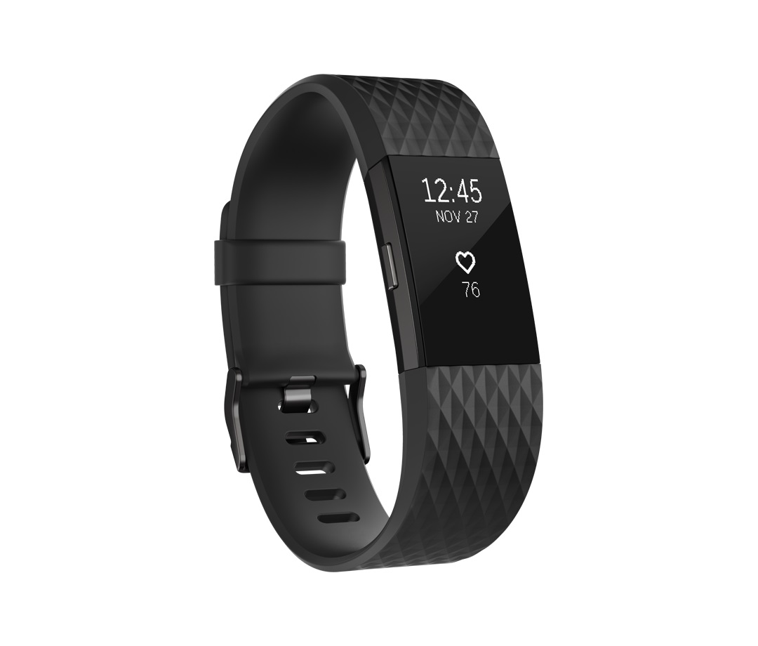 Fitbit Charge 2 Black Gunmetal - Small