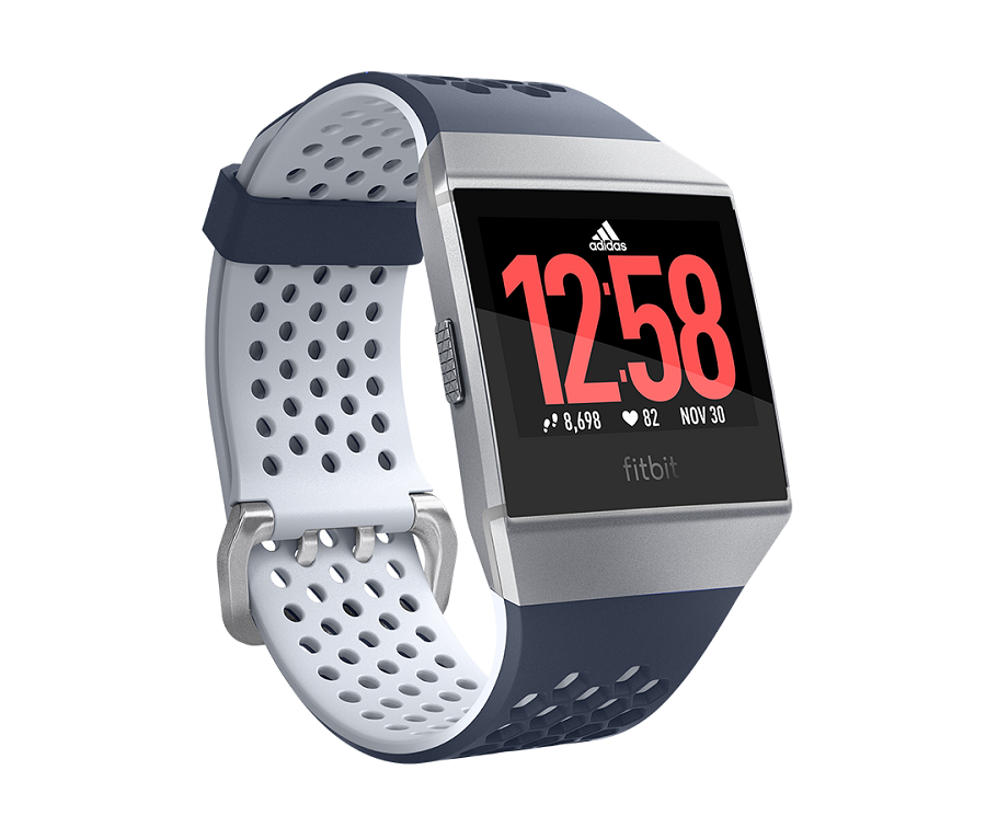 Fitbit Ionic Adidas Edition - Ink Blue & Ice Gray / Silver Gray