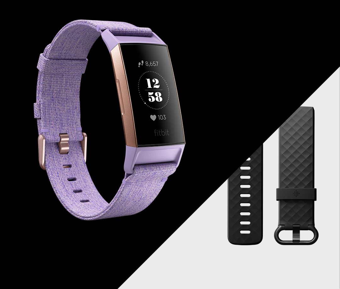 Fitbit Charge 3 Special Edition (NFC) - Lavender Woven