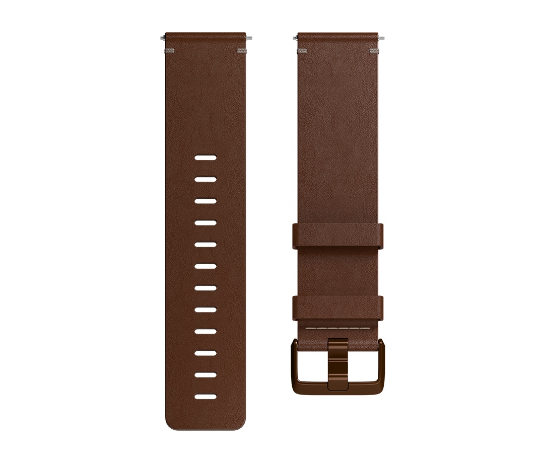 Fitbit Versa �em�nek Leather Cognac - Large 