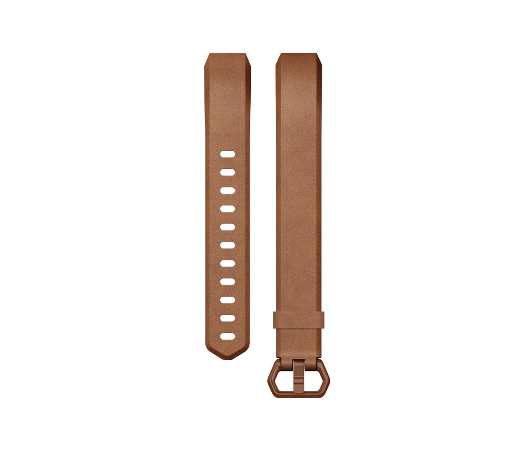 Fitbit Alta HR �em�nek Leather Brown - Large 