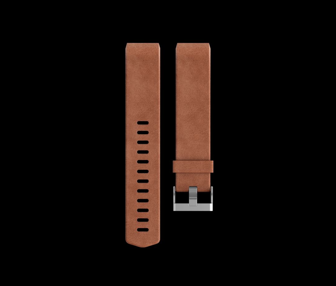 Fitbit Charge 2 �em�nek, Leather, Brown - Large 
