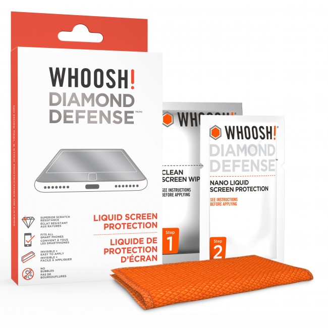 WHOOSH! Diamond Defense tekut� ochrana displeje