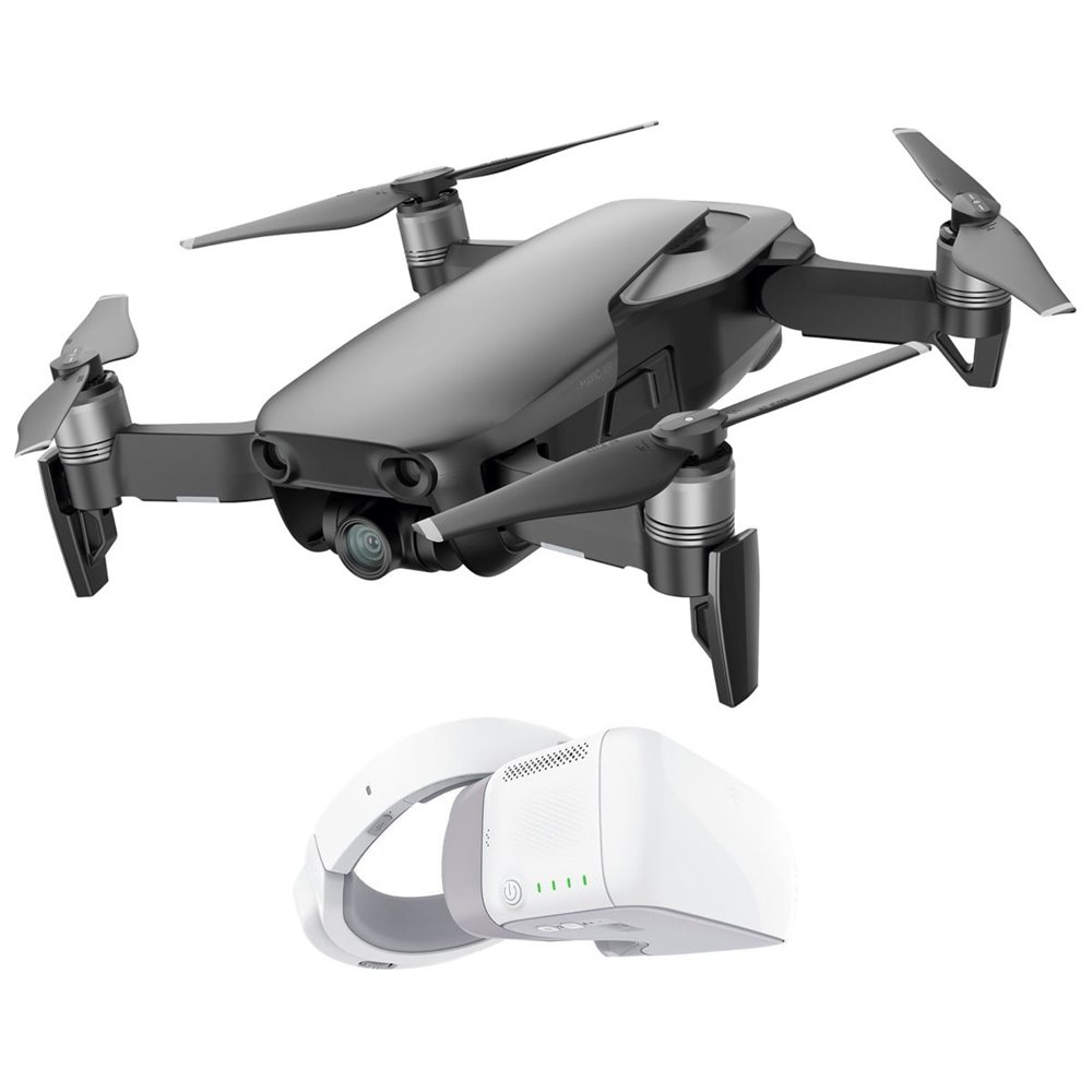 DJI dron, Mavic Air, 4K kamera, �ern� + DJI Goggles