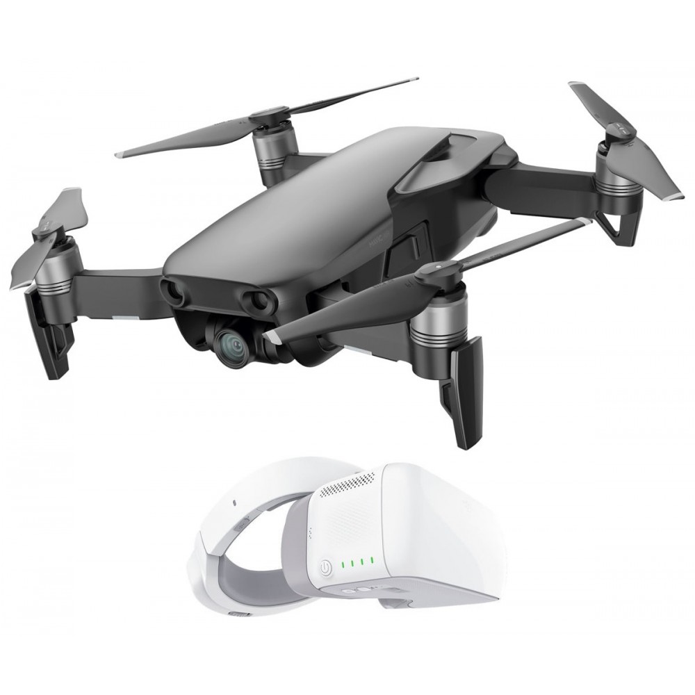 DJI dron, Mavic Air Fly More Combo, 4K kamera, �ern� + DJI Goggles